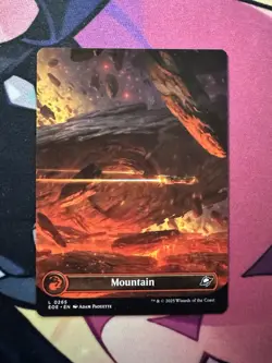 Mountain [Borderless] #265 | Magic Edge of Eternities NM MTG - Image 1