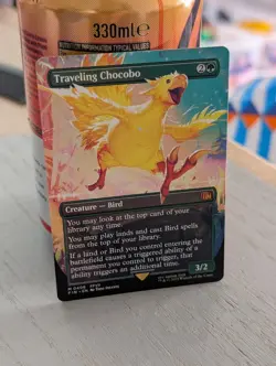 MTG Final Fantasy English Traveling Chocobo Borderless M 0406 Non-Foil - Image 1