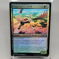 MTG Congregation Gryff FOIL Outlaws of Thunder Junction (U) OTJ 200 - Image 1