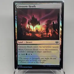 MTG Creosote Heath FOIL Outlaws of Thunder Junction (L) OTJ 255 - Image 1