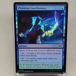 MTG Phantom Interference FOIL Outlaws of Thunder Junction (C) OTJ 61 - Image 1