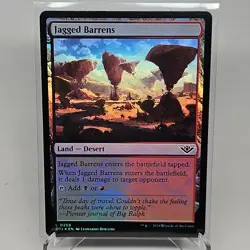 MTG Jagged Barrens FOIL Outlaws of Thunder Junction (L) OTJ 259 - Image 1