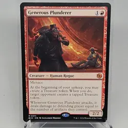 MTG Generous Plunderer Outlaws of Thunder Junction (M) BIG 11 - Image 1
