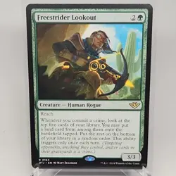 MTG Freestrider Lookout FOIL Outlaws of Thunder Junction (R) OTJ 163 - Image 1