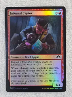 MTG Infernal Captor FOIL Modern Horizons 3 (MH3) #125 Magic Card NM - Image 2