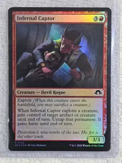 MTG Infernal Captor FOIL Modern Horizons 3 (MH3) #125 Magic Card NM - Image 4