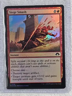 MTG Siege Smash FOIL Modern Horizons 3 (MH3) #136 Magic Gathering Card NM - Image 4