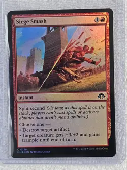 MTG Siege Smash FOIL Modern Horizons 3 (MH3) #136 Magic Gathering Card NM - Image 5