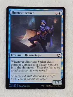 MTG Shortcut Seeker FOIL - Adventures in the Forgotten Realms # 73 Near Mint - Image 2