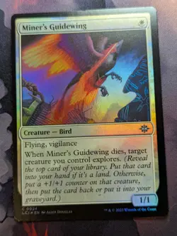 Miner's Guidewing - LCI - 0024 - MTG - TCG Card - FOIL - Image 1