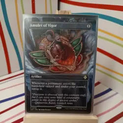 Amulet of Vigor (Borderless) 103 MTG Cmdr: The Lost Caverns of Ixalan NM - Image 1