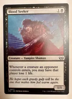 NM Blood Seeker, MTG, Duskmourn Commander, Magic the Gathering, 77 - Image 1