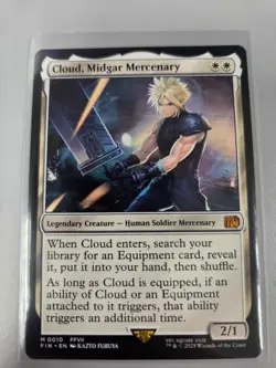 MTG Final Fantasy Cloud, Midgard Mercenary M 0010 - Image 1