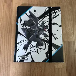Pokemon Black Bolt Binder Only TCG Scarlet And Violet Brand New Binder 396 Cards - Image 1