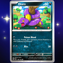 Ekans - Common - Pokemon TCG Scarlet & Violet Temporal Forces #100/162 - Image 1