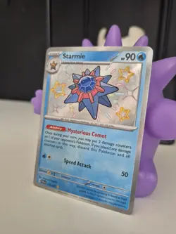 Pokemon TCG Starmie 119/091 Paldean Fates- Baby Shiny-Shiny Rare-Pack Fresh NM/M - Image 2