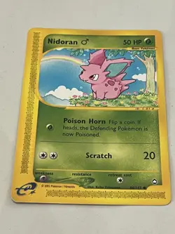 Nidoran 96/147 Aquapolis WOTC Vintage Pokemon 2002 - Image 1
