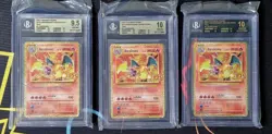 BGS 10 Black Label Charizard Promo 25th Anniversary Thai Pokemon TCG Sequential. - Image 1