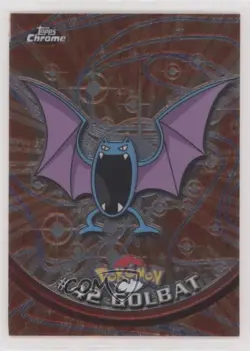 Golbat Topps Chrome Pokemon TV Animation Edition #42 2000 07sf - Image 1