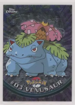 Venusaur Topps Chrome Pokemon TV Animation Edition #3 2000 07sf - Image 1