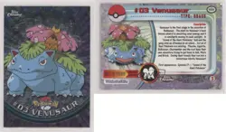 Venusaur Topps Chrome Pokemon TV Animation Edition #3 2000 07sf - Image 3
