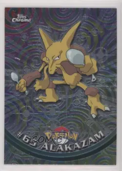 Alakazam Topps Chrome Pokemon TV Animation Edition #65 2000 07sf - Image 1