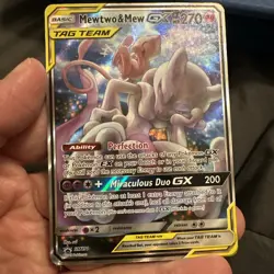 Mewtwo & Mew GX SM191 Holo Promo Card - Image 1