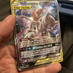 Mewtwo & Mew GX SM191 Holo Promo Card - Image 2