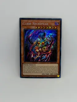 Yugioh Card Curse Necrofear LDS3-EN009 SECRET RARE - NM - Image 1