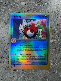 Pokemon TCG Cards Seaking 21/109 Ruby & Sapphire Reverse Holo Rare - Image 1
