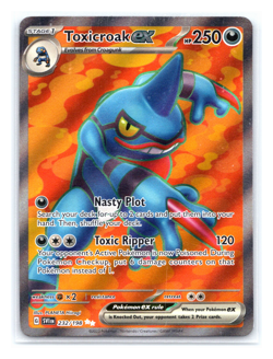 Toxicroak ex - 232/198 - Full Art Ultra Rare - Scarlet & Violet Pokemon Card - Image 1
