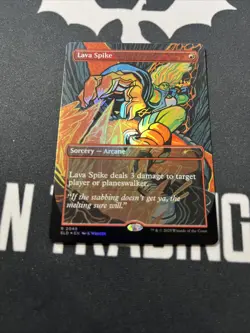 Foil Secret Lair Lava Spike x1 Magic Cards MTG - Image 1