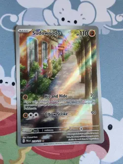 Sudowoodo 219/193 Paldea Evolved Illustration Rare Pokemon TCG Card NM - Image 1