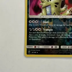 Pokemon Tyranitar Reverse Holo Rare Card 87/168 SM Celestial Storm - Image 5
