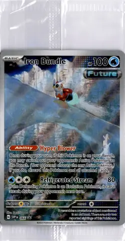 SEALED Iron Bundle Holofoil 066 Promo SV: Scarlet & Violet Promo Cards Near Mint - Image 1