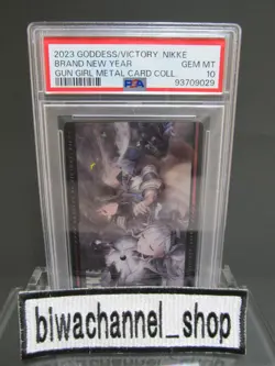 PSA 10| Goddess of Victory NIKKE BRAND NEW YEAR Gun Girl Metal Card Collection A - Image 1