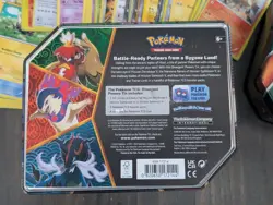 Assorted Pokemon Bundle Of Empty Tins, Cards & Books READ - Image 5