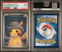 PSA 9 Pikachu with Grey Felt Hat 085 Sv: Scarlet & Violet Promo Card - Image 3