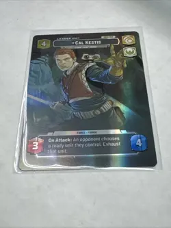 Star Wars Unlimited LotF Showcase Foil Card LOF1019 Cal Kestis - Image 1