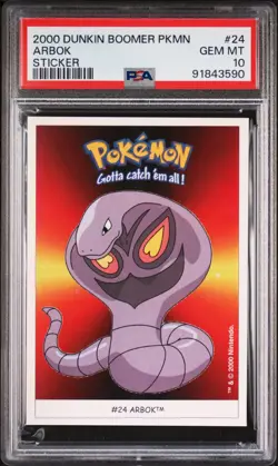 2000 Nidorino Dunkin Boomer Vintage Pokemon Card PSA 10 GEM MINT - POP 1 - Image 1