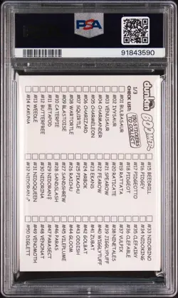 2000 Nidorino Dunkin Boomer Vintage Pokemon Card PSA 10 GEM MINT - POP 1 - Image 2