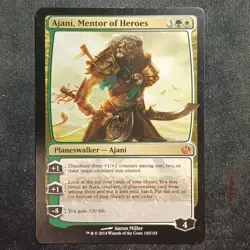 Ajani, Mentor of Heroes - Journey into Nyx (MTG) - Image 1