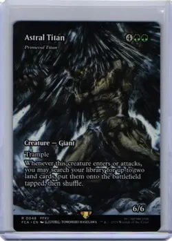 MTG Astral Titan - Primeval Titan (Showcase) Final Fantasy: Through the Ages - Image 1