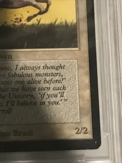 1993 MTG Beta - PEARLED UNICORN - Graded BGS 8.5 NM-MT+ - Image 4