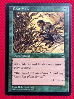 MTG 1X Root Maze X1 Tempest Magic - LP - Image 1
