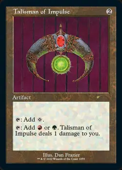 [1x] Talisman of Impulse - Retro Frame - Foil Etched Near Mint, English Secret L - Image 1