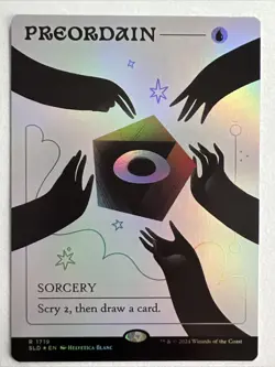 MTG Preordain (1719) (Rainbow Foil) [Secret Lair Drop Series] Near Mint - Image 1