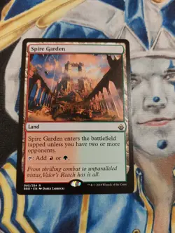 Spire Garden MTG Battlebond Rare Land Slightly Played x1 - Image 1