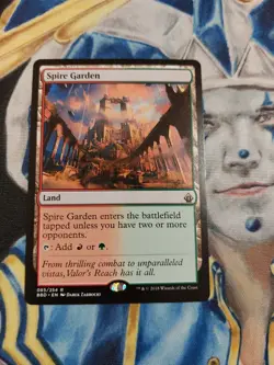 Spire Garden MTG Battlebond Rare Land Slightly Played x1 - Image 2