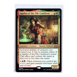 Agatha of the Vile Cauldron #199 Mythic Regular MTG 2023 Wilds of Eldraine (WOE) - Image 1